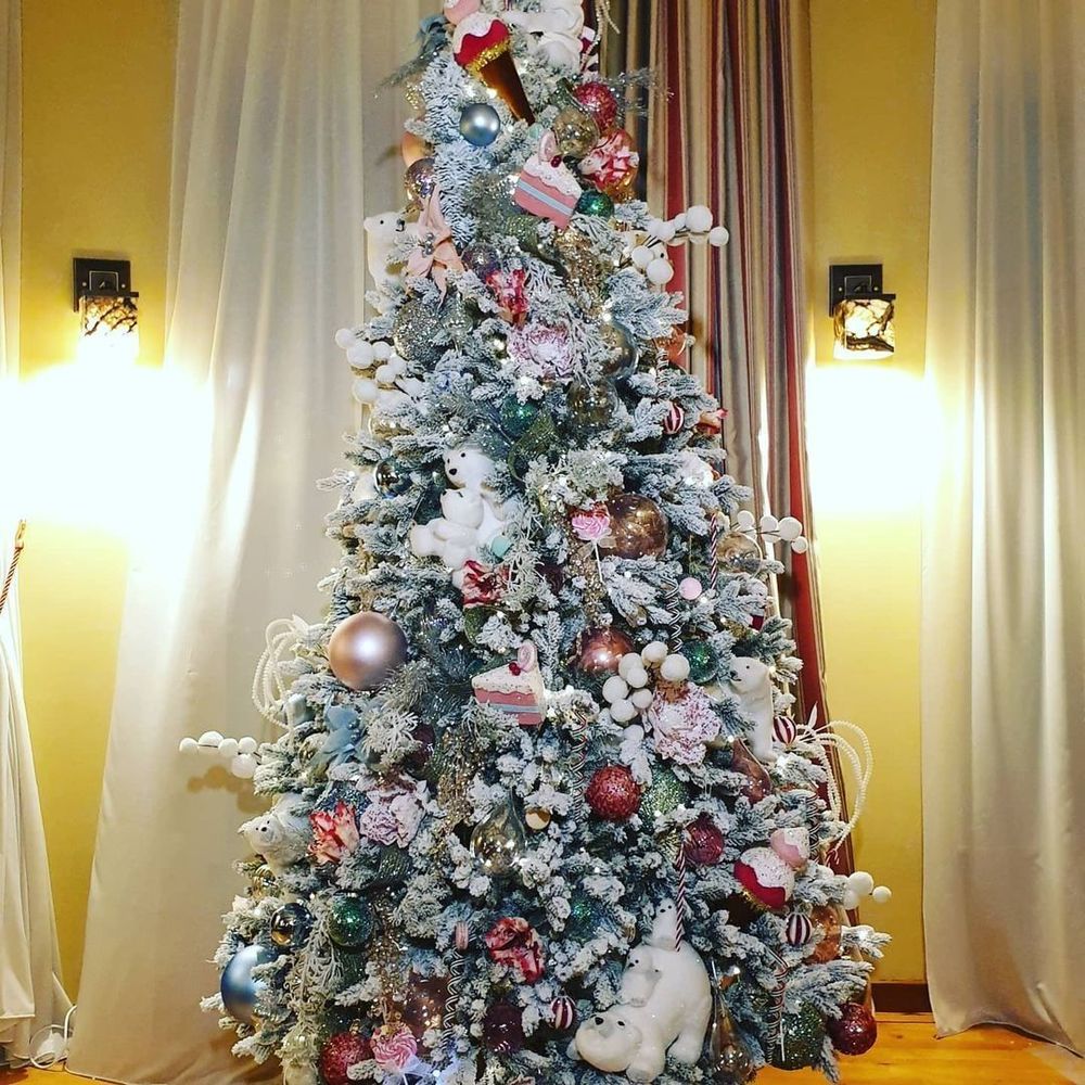 Ель заснеженная премиум «РОССО» (Литая+пвх) от 1.2 до 2.4 м