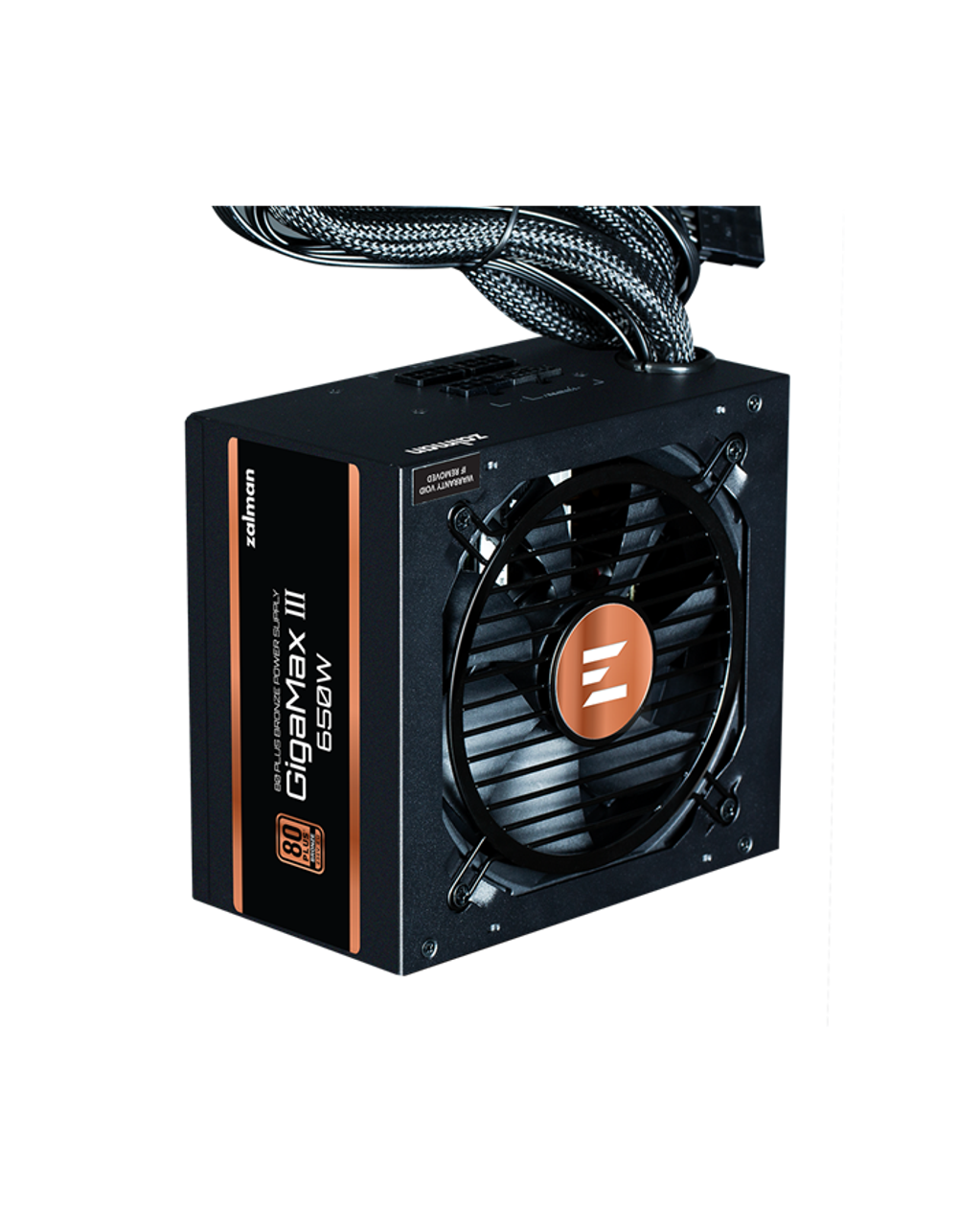 Блок питания Zalman ZM850-GV3, 850W, ATX12V v3.0, Gen 5.0, APFC, 12cm Fan, 80+ Bronze, Retail