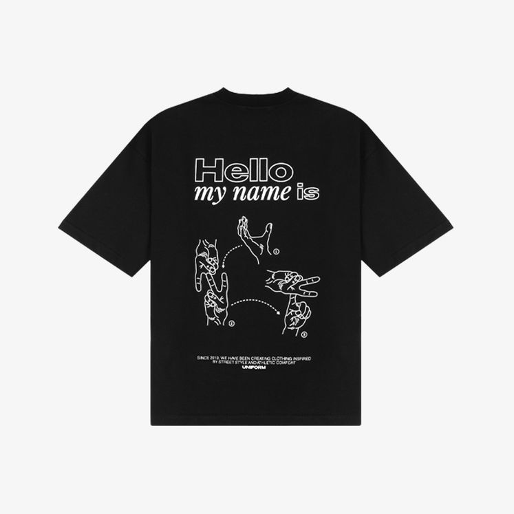 Футболка UNIFORM Heavy Finger UNF, черный