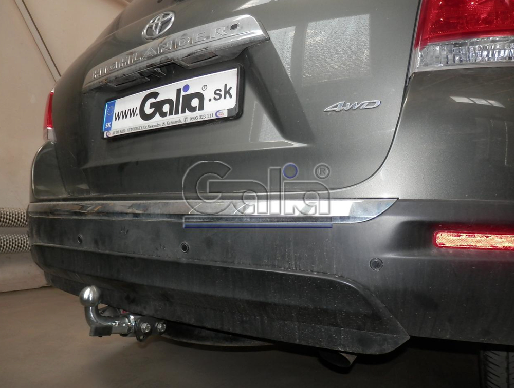 Фаркоп оцинкованный Galia T068C для Toyota Highlander 2010-2014(паспорт и сертификат в комплекте)(без электрики)