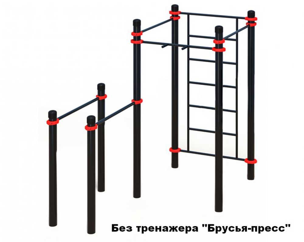 Скамья для пресса наклонная для уличных спортивных площадок