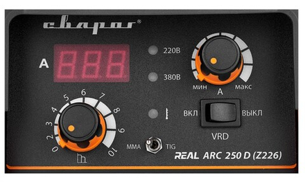 Сварочный инвертор СВАРОГ REAL ARC 250 D (Z226) НАКС РФ 00000098078