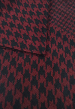 Шарф Ш520-07/16 черный/бордовый