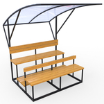 Трибуна Трэйди с козырьком