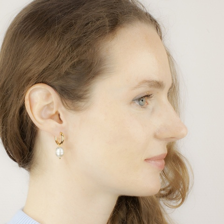 Серьги Fiore Luna Pearle Ring AL1006 G