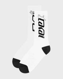 Носки LAKAI X RIPNDIP Lord Nerm Socks Pack Black / White - 2 пары