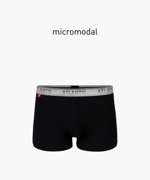Трусы мужские боксеры, Atlantic MH-1179,черный,микромодал
