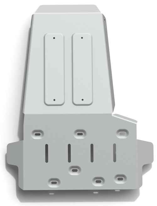 Защита картера и КПП Rival для Jeep Wrangler JK 2/4-дв. (V - 3.6; 3.8) АКПП 2007-2018, штампованная, алюминий 6 мм, с крепежом, 2333.2719.1.6