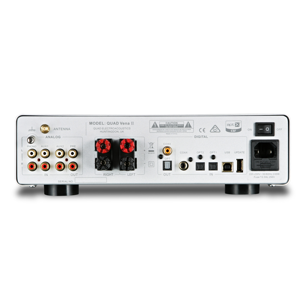 Quad Vena II Silver — интегральный стереоусилитель