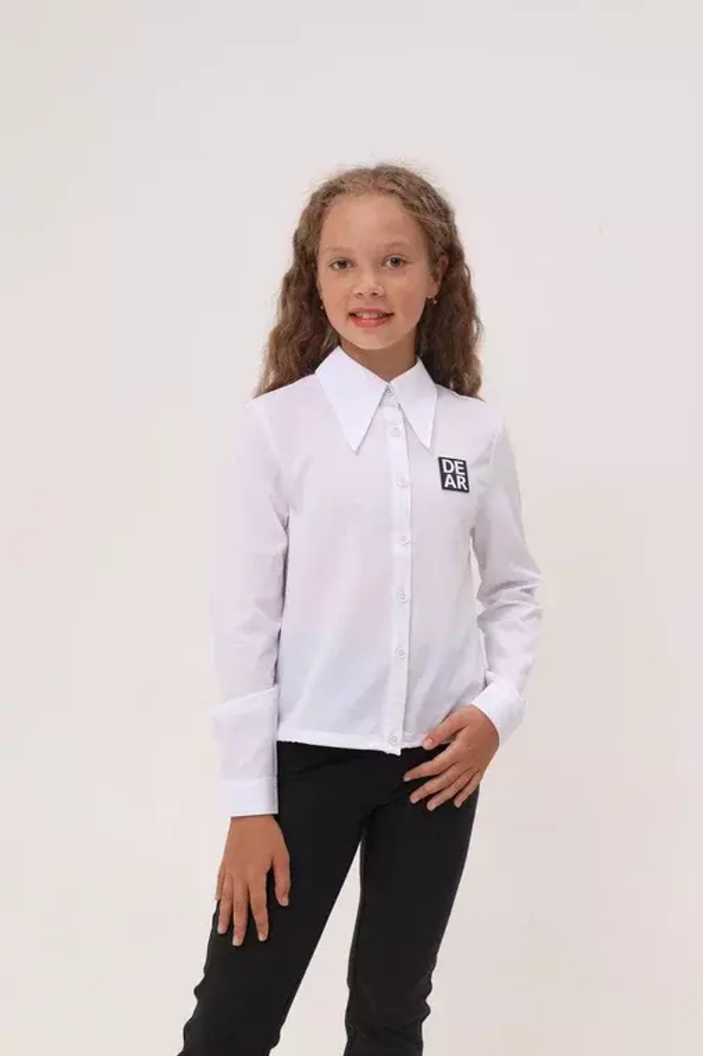 Блуза с длинным рукавом для девочки DELORAS (M) С63096