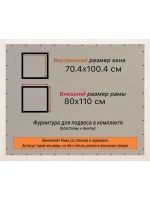 Рамка для постера и фотографий 70x100