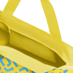 Сумка shopper m signature lemon