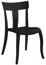 Стул пластиковый Papatya Toro-S, черный