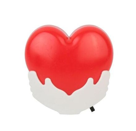 Светильник светодиодный NL-246 "Сердце" 220В ночник с выкл. красный Camelion 14266