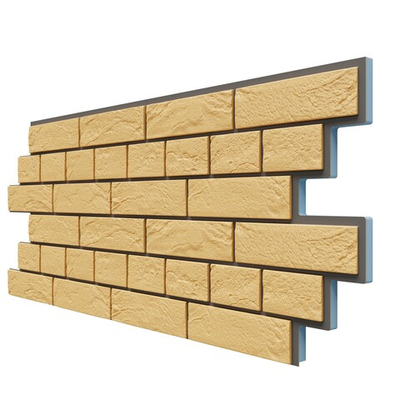 Термосайдинг "Венецианский 0,2" (Желтый) 925х438х20 (уп. 11 шт.)