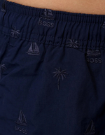 Шорты купальные BOSS All Over Embroidery