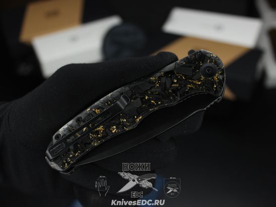 Нож складной CIVIVI Praxis C803J сталь клинка 9Cr18MoV, рукоять Carbon