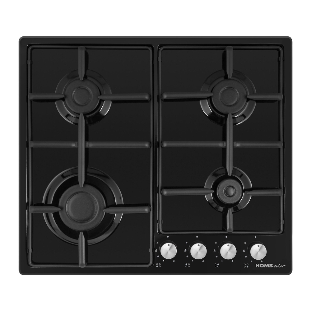 Газовая варочная панель HOMSair HGE643BK фото 3