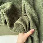 Трикотажный барашек/Букле Хаки