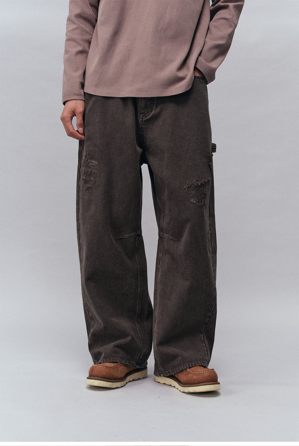 Брюки Nothomme Monterest Outdoor Vintage Distressed Fabric Washed Carpenter Pants