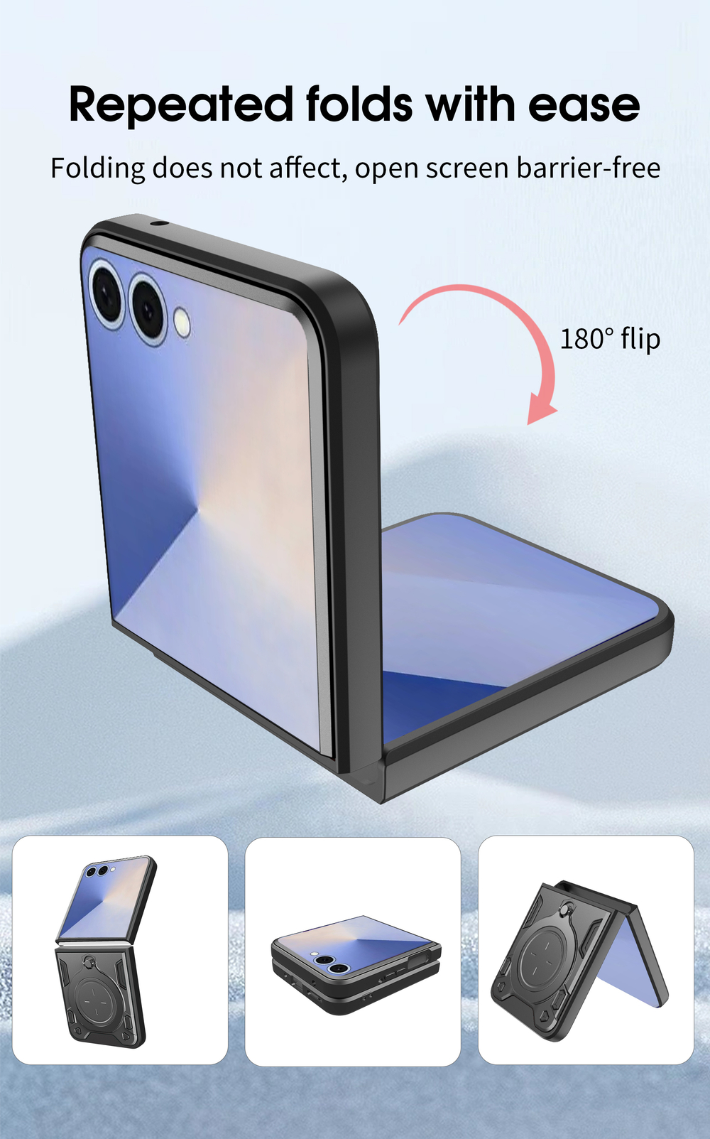Чехол с кольцом Big Ring Case для Samsung Galaxy Z Flip 7