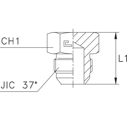 Заглушка VF JIC 7/8"