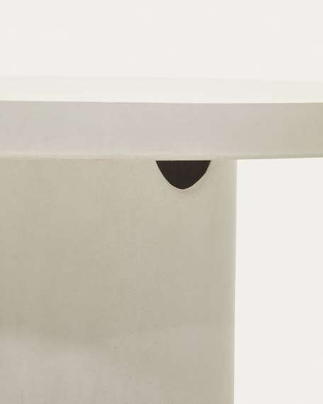 Стол Aiguablava, Ø120 см, белый цемент