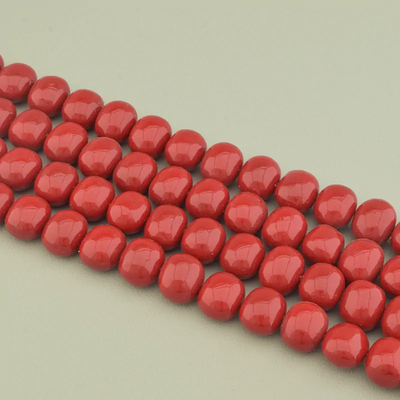 Нитка Майорка 40 см. (Без замка) - Красная