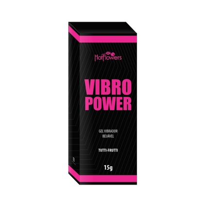 HotFlowers VIBRO POWER - Жидкий вибратор со вкусом тутти-фрутти