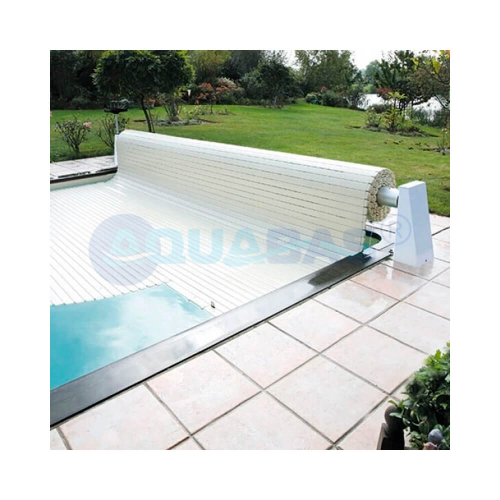 Ручное сматывающее устройство ROLLEASY-2 для бассейна 4,5х11,5м (стойки белые) (V-EAHF04542)