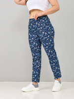 Брюки Бдж-029/джинса-ментолветочка