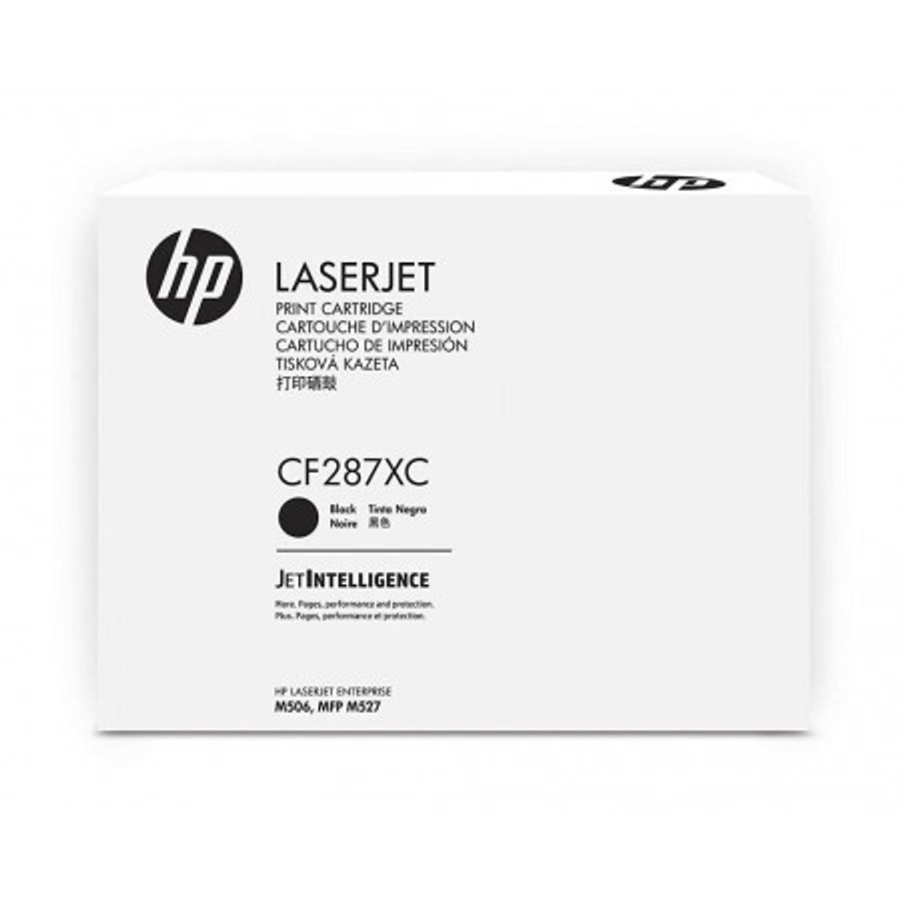 Оригинальный картридж hp CF287X № 87X чёрный , повышенной ёмкости (CF287XC)