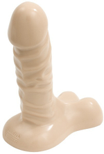 Телесный фаллоимитатор BALLSY на подставке