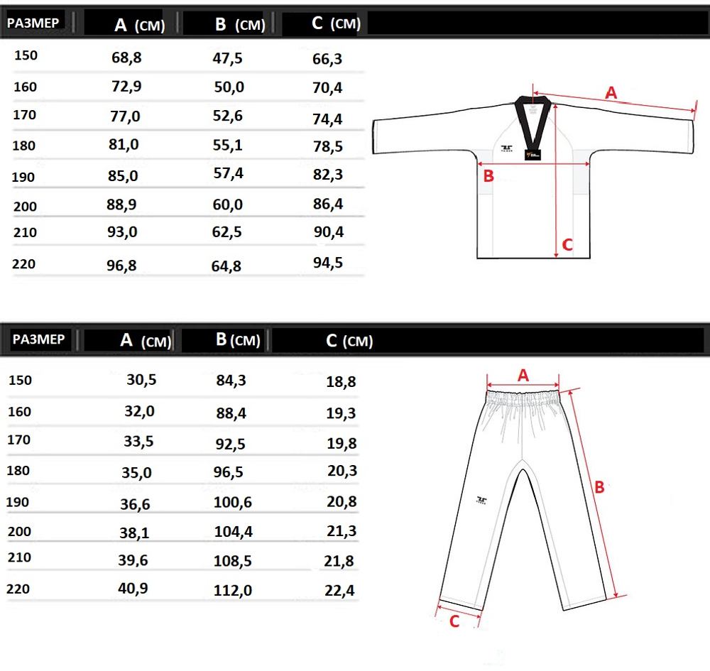Добок WT Tusah Evo Uniform Male Dan