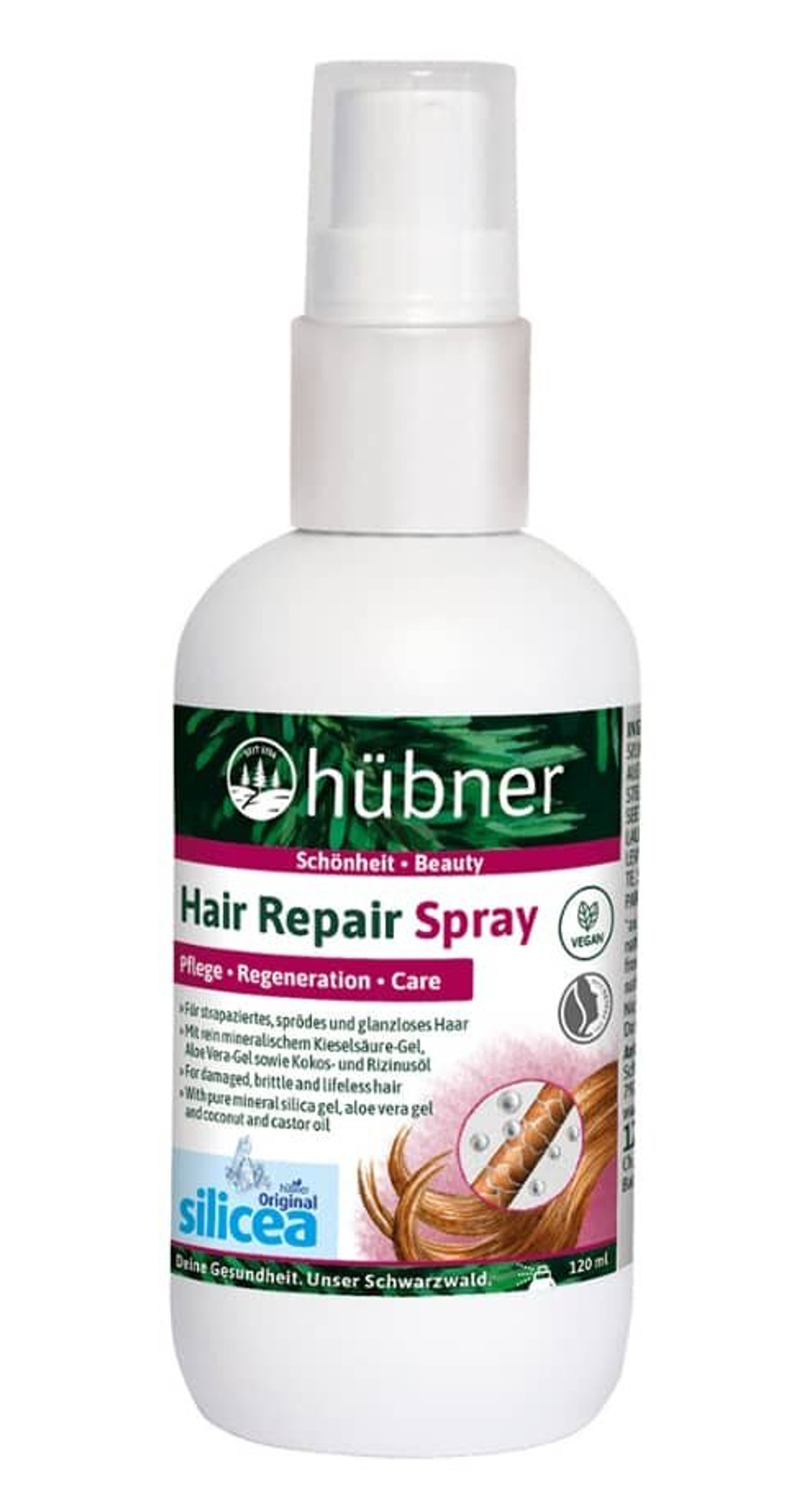 Спрей для восстановления волос Hübner, 120 мл