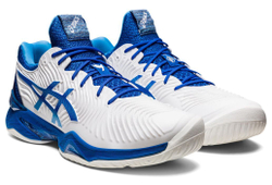 Мужские кроссовки теннисные Asics Court FF Novak - white/tuna blue