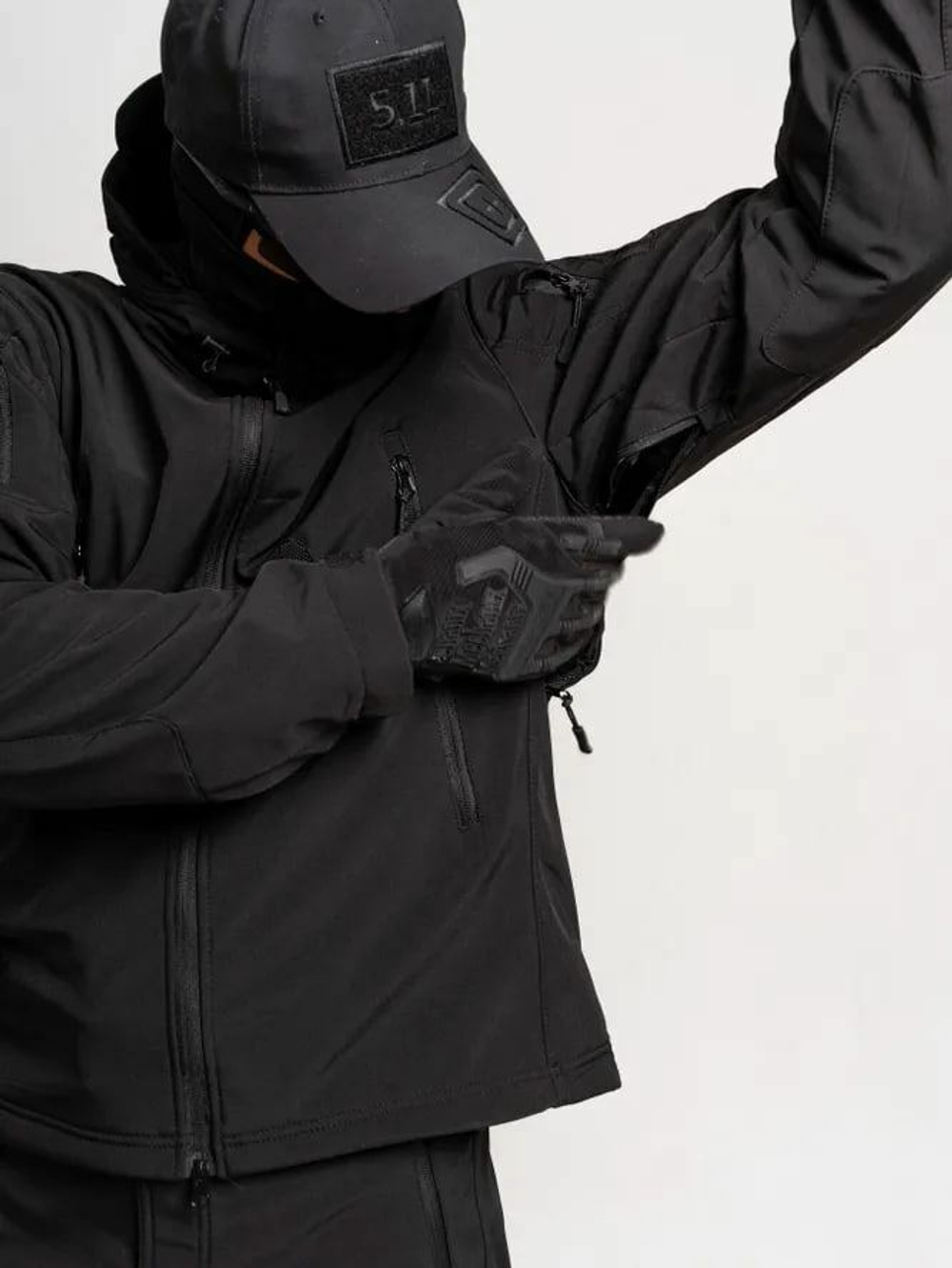 Костюм софтшелл ЧЕРНЫЙ