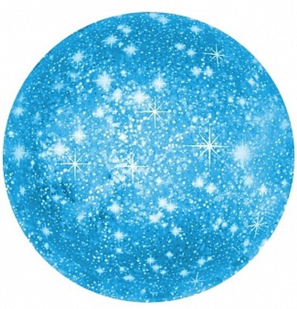 К 18'' Круг Искры Голубой