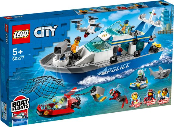 Lego konstruktor City Police Patrol Boat