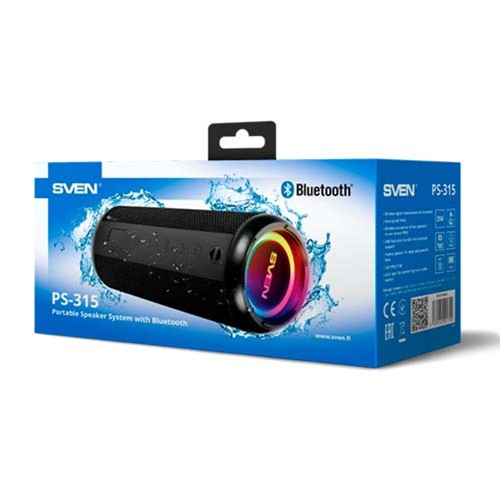 SVEN Портативная колонка АС PS-315, черная