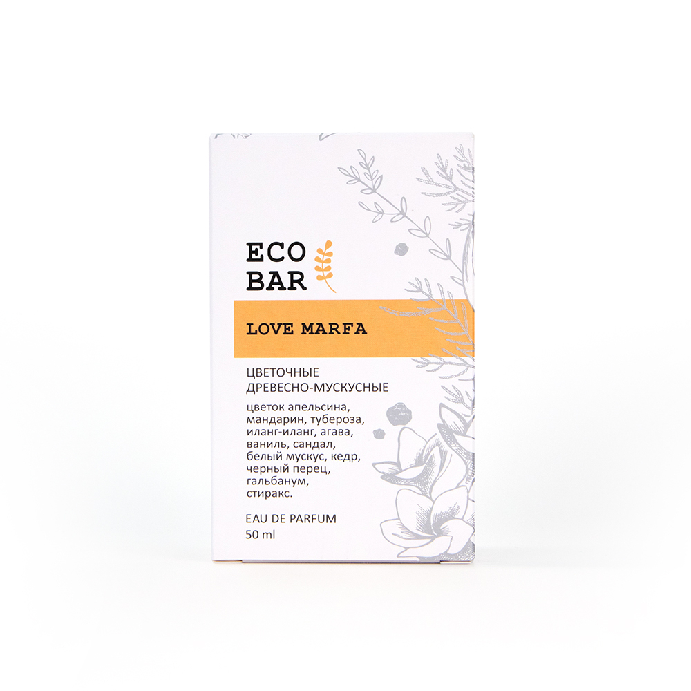 Вода парфюмерная Eco Bar Love Marfa (Эко Бар Лав Марфа) - 50ml for women