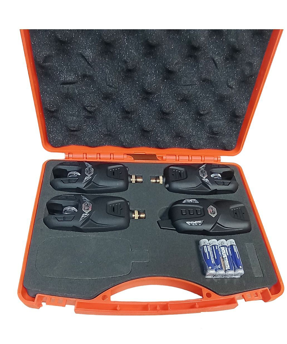 Набор сигнализаторов поклевки с пейджером 3 + 1 JIN TAI