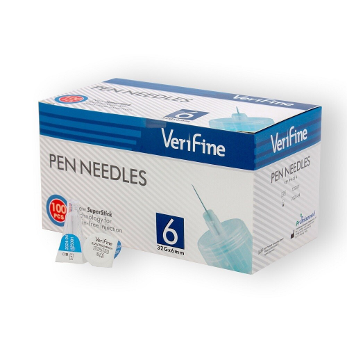 Иглы для шприц-ручек Verifine 6 мм