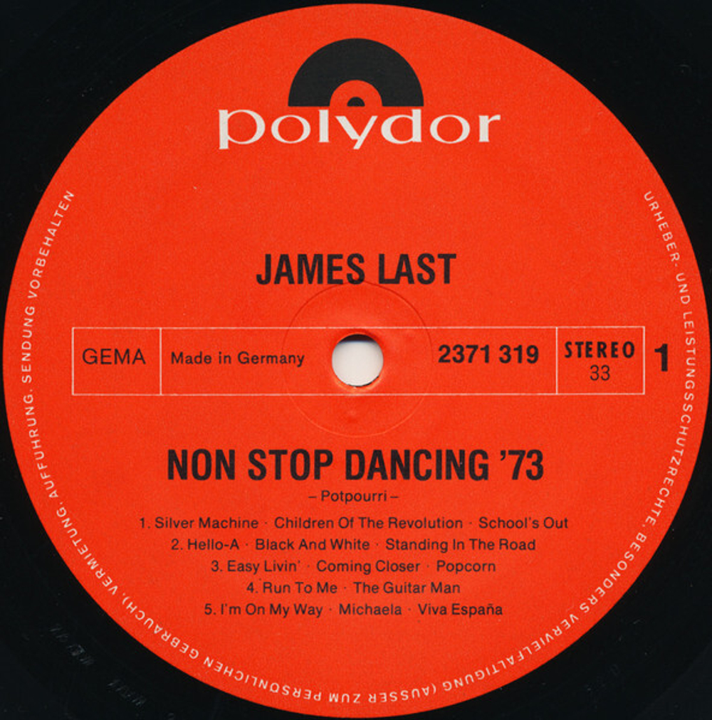 James Last / Non Stop Dancing 1973 (LP)