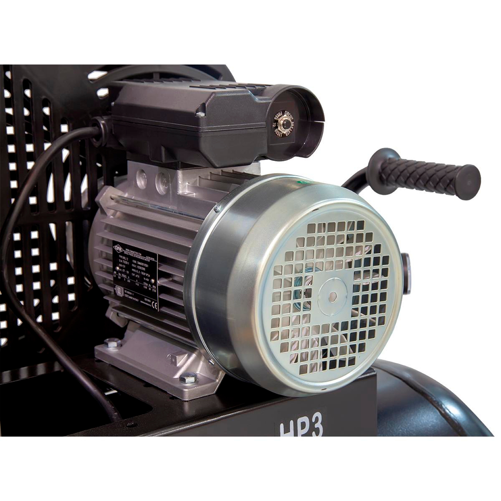 WDK-91053 Компрессор поршневой с ременным приводом 423 л/мин, 2.2 КВт, 220 В, ресивер 100 л