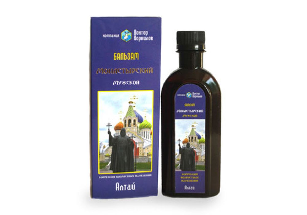 Бальзам монастырский Мужской, 250мл