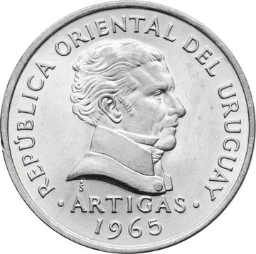50 сентесимо 1965 Уругвай