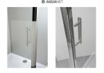 Душевой уголок Aquanet Delta NPE1131 150x80 стекло прозрачное/профиль хром