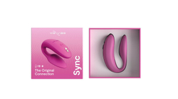 Вибромассажер для пар We-Vibe Sync 2 NEW Pink (Брендированные носочки WV в podarok)