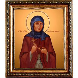 Дария Сезеновская (Лебедянская) преподобная старица. Икона на холсте.